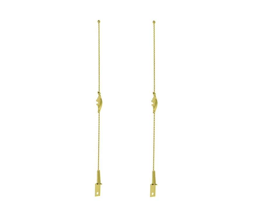 2 F&R ORIGINAL LOWRIDER (32") WING TWIST BICYCLE ANTENNA (SHOW PART) GOLD - Image 1 of 1