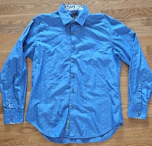 Robert Graham Shirt Men’s Medium Button Up Cotton - Picture 1 of 3