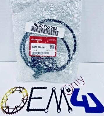 Interruptor de parada de partida Honda original do fabricante CRF50F 04-23 35130-GEL-D61 - Imagem 1 de 2