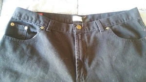 Auténticos pantalones vaqueros negros para damas niñas Arizona talla 18 1/2 más pierna destellada - Imagen 1 de 7