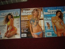 2007-2008-2009 Sports Illustrated lot of 3 vintage swimsuit issues Beyonce +