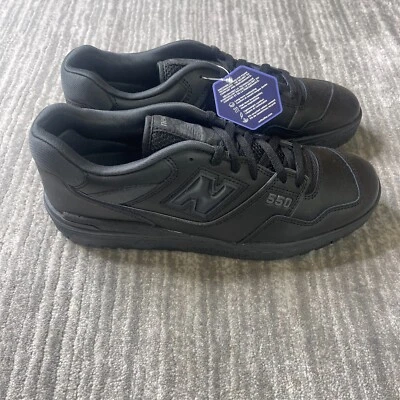 New Balance 550 Shoes Mens 13 Triple Black Casual Cross Training Basketball - Image 1 of 4