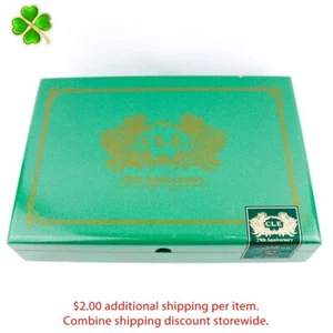 C.L.E. 25th Anniversary 60 x 6 Empty Wood Cigar Box 10" x 7" x 2" - Picture 1 of 12
