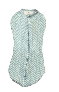 Swaddle Me Pod, Newborn, Blue Cotton, Sleep Sack - Picture 1 of 4