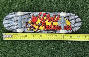 Tech Deck World Industries Handboard Devilman Classic Logo Black Red 10.75" Used - Picture 1 of 14