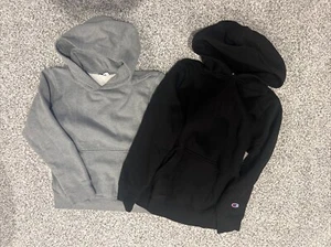 Lot Of 2 Boys Large Champion Hoodie - Picture 1 of 7
