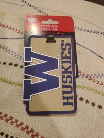 Washington Huskies Soft Luggage/Bag Tag Cover