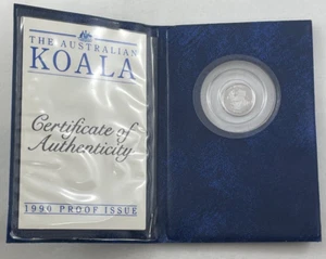 1990 The Australian Koala Proof Issue - 1/20oz 99.95 Platinum - Perth Mint - - Picture 1 of 5