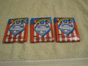 1983 Superman III Topps Vintage Trading Card Wax Pack Superman 3 with 10cards - Bild 1 von 8