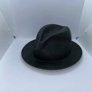 Sombrero negro Fedora X-grande vintage de principios de 2000 Stacy Adams para hombre RN31905 - Imagen 1 de 9