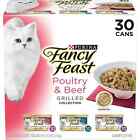 Purina Fancy Feast Wet Cat Food, Poultry & Beef Grilled Collection Variety Pack,