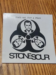 Stone Sour Peace Was Just A Phase original Promo Bumper Sticker Band Decal - Picture 1 of 2