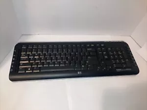 Wireless keyboard hp kg-0636 OEM For Parts Untested No Dongle “as Is” - Picture 1 of 24