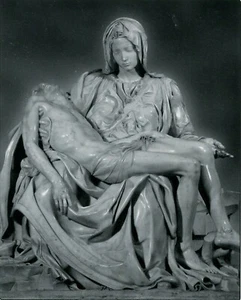 Pieta Selige Jungfrau Maria wiegt den sterblichen Körper Jesu Christi 8"x10" DRUCK - Bild 1 von 1