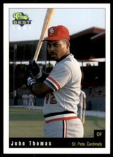 1991 Classic Best John Thomas St. Petersburg Cardinals #5