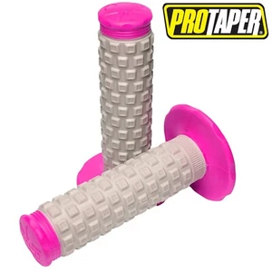 Pink ProTaper Pillow Top Dirt Bike Grips 7/8" (22mm) - KX RMZ CRF YZ KTM - Picture 1 of 7