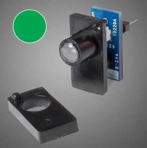 Sistema de control de diseño Walthers indicador LED de fascia de un solo color - verde - Imagen 1 de 1