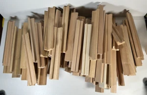 Enorme lotto scarabeo scarabeo gioco in legno oltre 100 scaffali in legno artigianato ottimo affare - Foto 1 di 3