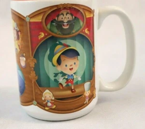 Tazza da caffè in ceramica vintage Disney Parks PINOCCHIO Cuties Jerrod Maruyama Gepetto - Foto 1 di 6