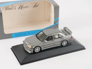 Minichamps 1/43 Mercedes 190 E Evo 1 calle gris perla met - Imagen 1 de 16