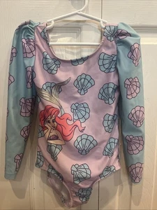 Disney Princess Ariel Long Sleeve Swimsuit Size 4T - Picture 1 of 4