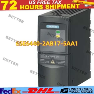 New Siemens 6SE6 440-2AB17-5AA1 6SE6440-2AB17-5AA1 MICROMASTER440 without filter - Picture 1 of 4