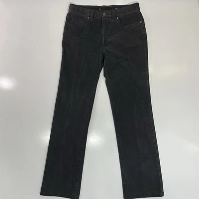 Hiltl NWT Chinos / Casual Pants Size 48 32 US Fritz Solid Dark Gray Cotton Blend - Image 1 of 4