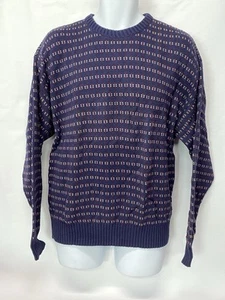 Vintage Lord Jeff Knit Mens Sweater XL 100% Fine Cotton Biggie Grandpa W14 - Picture 1 of 6