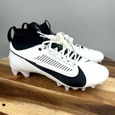 Nike Vapor Edge Pro 360 2 Football Cleats Men's Size 12 White Black FZ4267-100 - Image 1 of 4