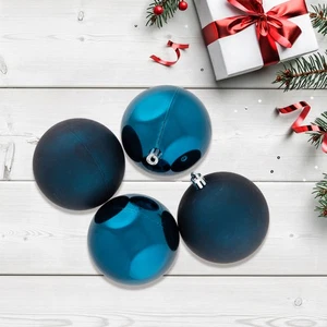 Northlight 32ct Zaffiro Blu Infrangibile Palline di Natale Ornamenti 3,25" - Foto 1 di 8