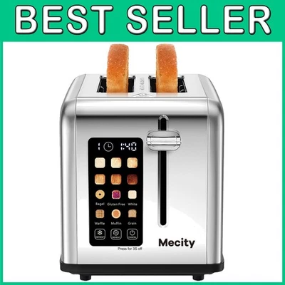 Stainless Steel Smart Toaster 6 Browning Levels - Image 1 of 4