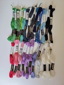 J. & P. Coats Cotton Embroidery Floss Thread Lot of 25 Skeins~Cotton~NEW - Picture 1 of 4