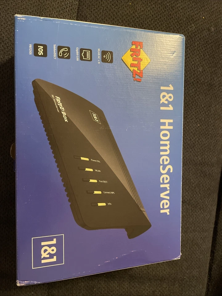 1&1 HomeServer (AVM Fritzbox 7520) – neu und OVP nur geöffnet für Fotos