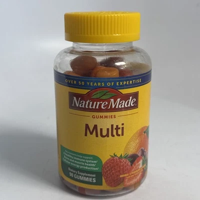 Nuevas gomitas multi hechas en la naturaleza para adultos nutricionales 90 quilates caducidad 11/2026 selladas Foto 1 de 4