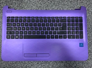 HP 15-ac139na Palmrest Keyboard Faulty Spares and repairs Untested Purple - Picture 1 of 5