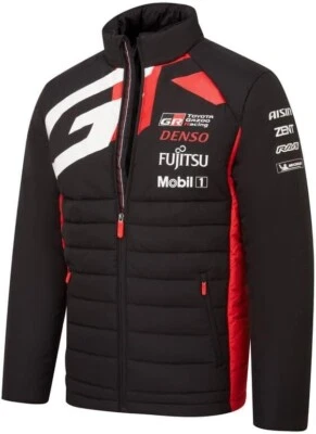 Toyota Gazoo Racing Official Team Padded Puffer Jacket WEC Le Mans 24hr black - Image 1 of 4