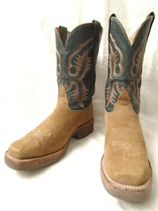 Botas de Vaquero Vintage Años 80 90 Tony Lama Para Hombres 8.5B Etiqueta Blanca - Imagen 1 de 10