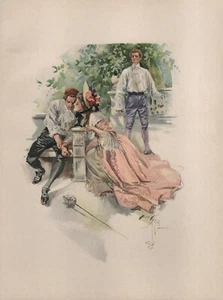 Harrison Fisher Illustration 1907 A Dream of Fair Women -5 - Picture 1 of 1
