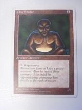 Magic the Gathering (MtG) - 4th Edition - Clay Statue - White Boader