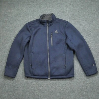 Gerry Jacket Adult Medium Blue Grey Full Zip Fleece Lined - Image 1 of 4