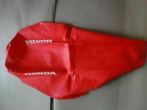FLU  red  gripper seat cover Team Honda  CR125 CR250 CR125R CR250R 2000 2001 - Picture 1 of 2