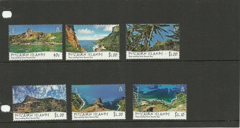 PITCAIRN ISLANDS- SG893-898 SHIP LANDING POINT BOUNTY BAY  SET  MNH Cover