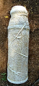 1/2 Pedestal Plastic Mold Birdbath Sundial Stand Mould 19"H x 5"W x 2.75" - Picture 1 of 9
