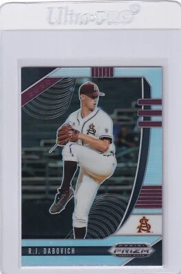 2020 PRIZMS SILVER RC R.J. DABOVICH SAN FRANCISCO GIANTS PRIZM DRAFT E2357 - Image 1 of 2