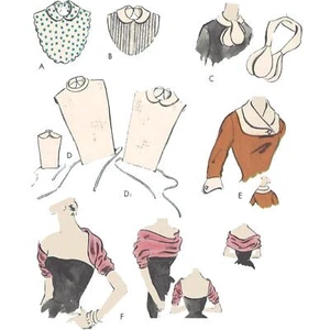 1950s Pattern, Vogue Accessories, Peter Pan Collar, Sleeve Stole - Multi-sizes - Picture 1 of 2