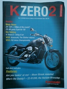 Kawasaki K Zero 2 Sales Brochure 12 page & price list 2002 - Bild 1 von 6