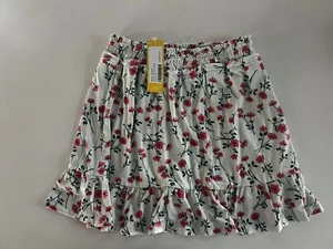 NWT Rumi + Ryder Girls’ Green Floral Print Tiered Flare Skort Size M (8-10) - Picture 1 of 7