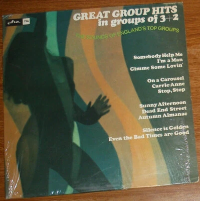 The Sounds Of England's Top Groups - Great Group Hits In Groups Of 3+2 (LP, Albu - Image 1 of 4