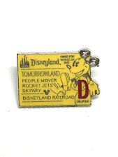 Disney Pin - Disneyland Ticket D - Tomorrowland