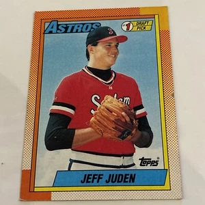 1990 TOPPS #164 JEFF JUDEN ROOKIE RC HOUSTON ASTROS - Picture 1 of 2